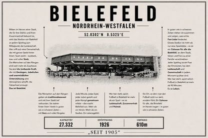 Bielefeld Stadion Leinwand