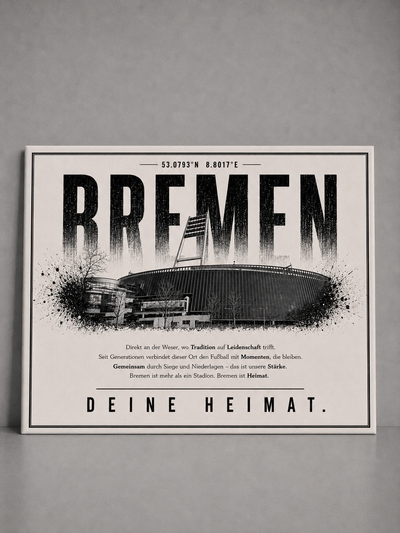 Bremen Stadion Leinwand