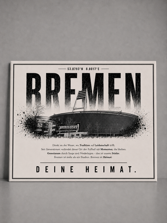 Bremen Stadion Leinwand