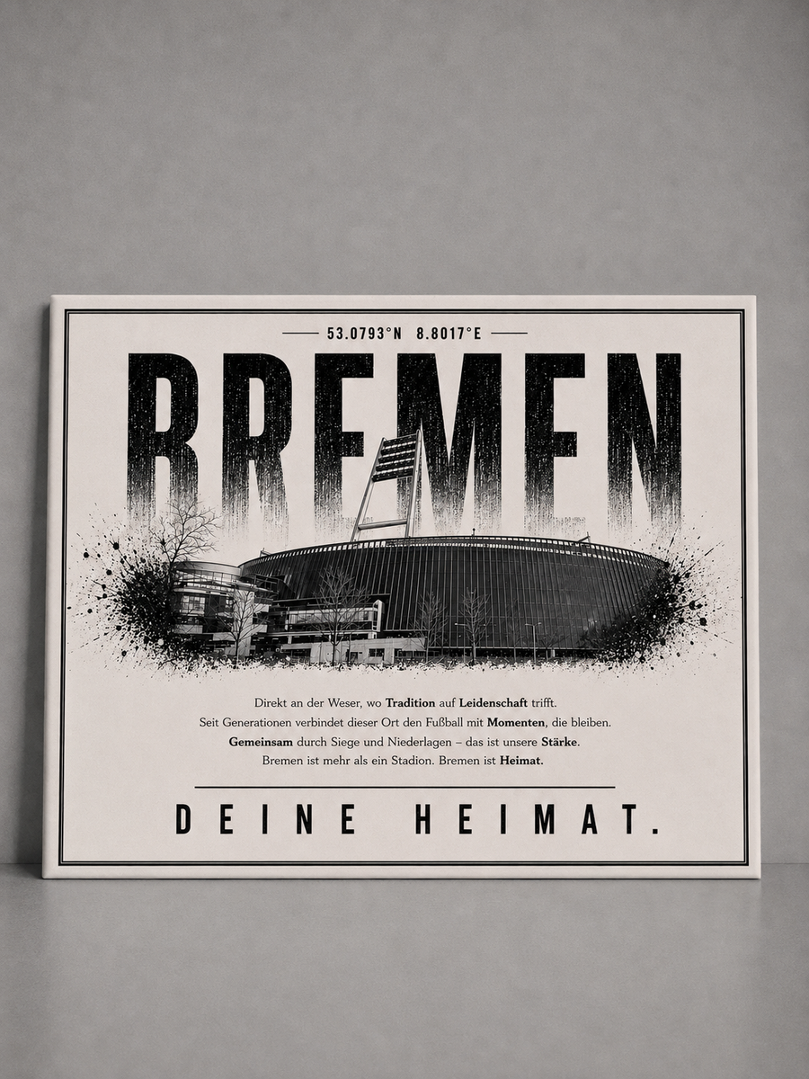 Bremen Stadion Leinwand