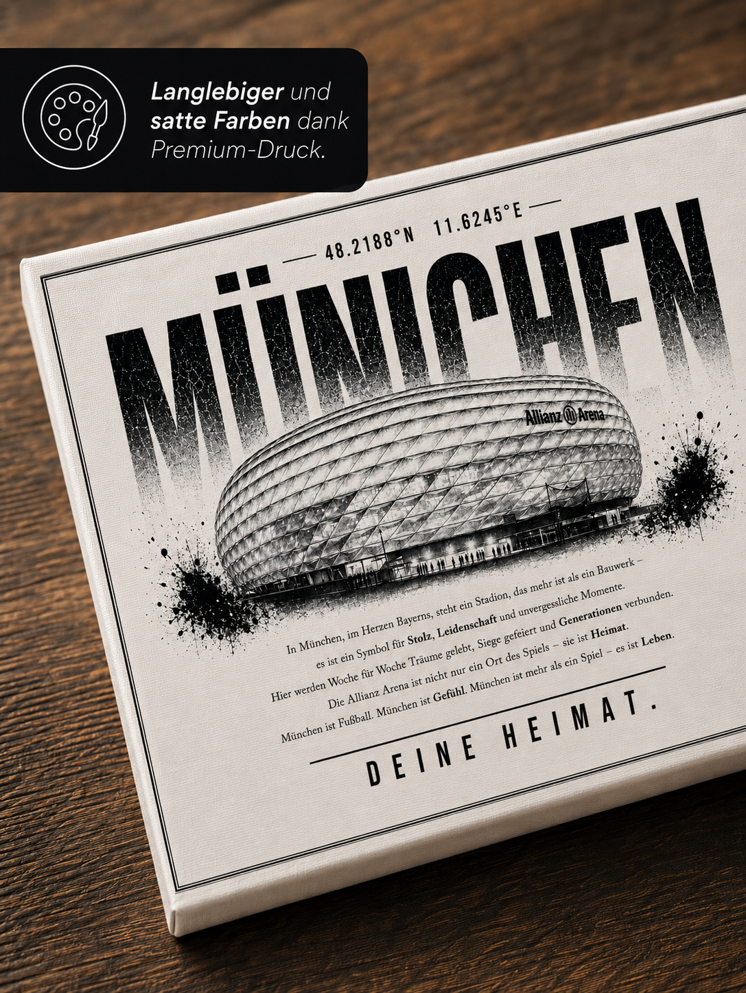 München Stadion Leinwand