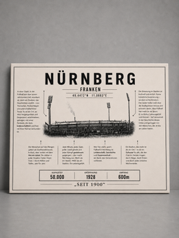 Nürnberg Stadion Leinwand