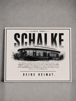 Schalke Stadion Leinwand