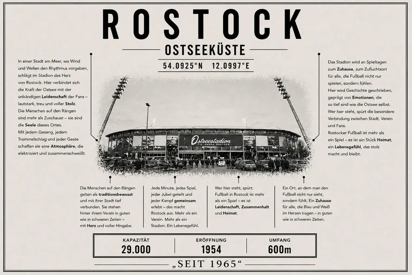 Rostock Stadion Leinwand