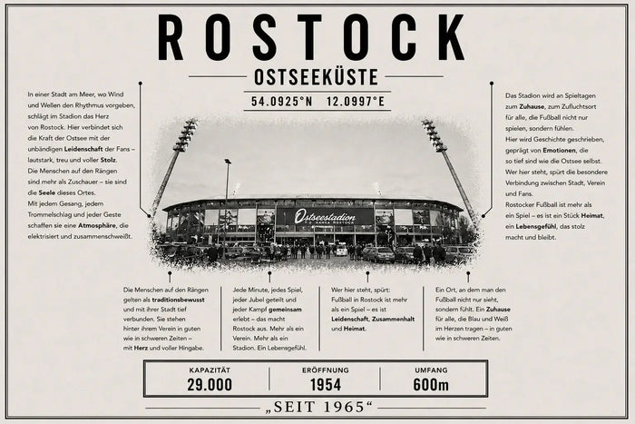 Rostock Stadion Leinwand