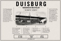 Duisburg Stadion Leinwand