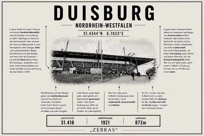 Duisburg Stadion Leinwand