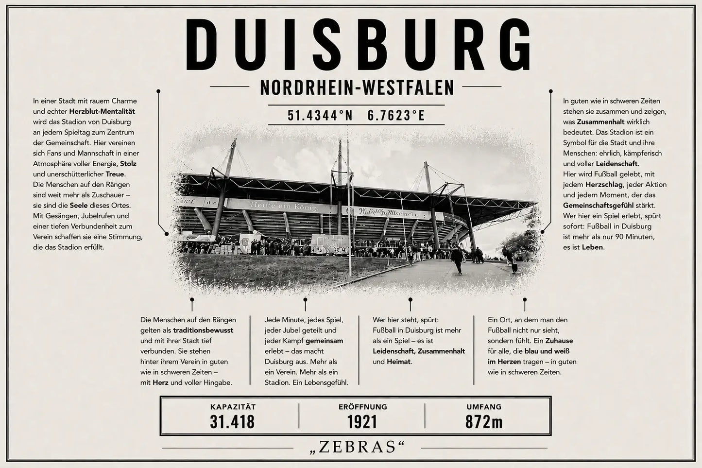Duisburg Stadion Leinwand