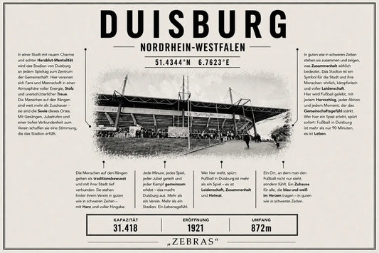 Duisburg Stadion Leinwand