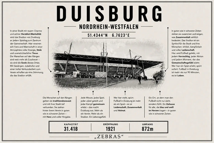 Duisburg Stadion Leinwand