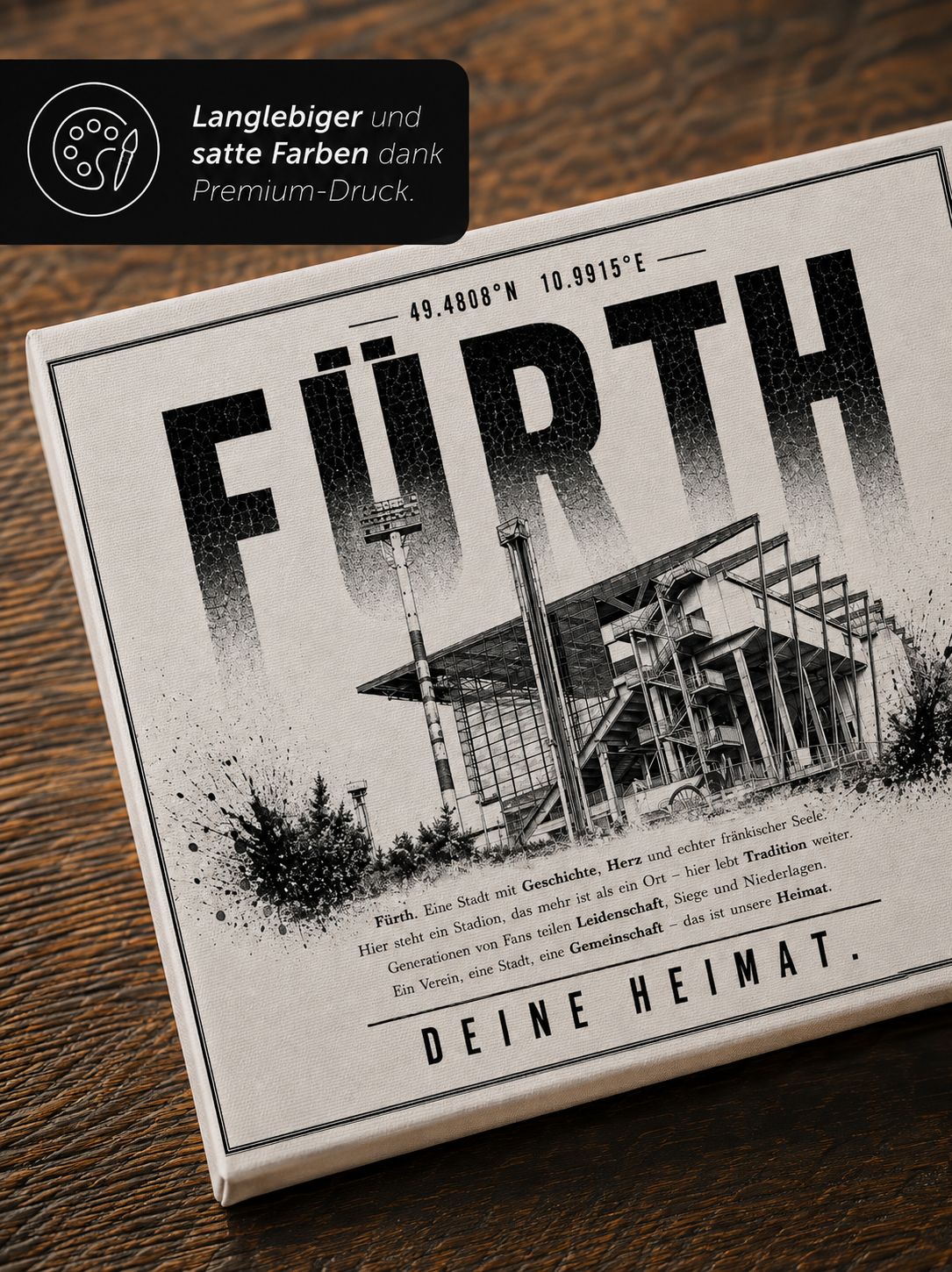 Fürth Stadion Leinwand