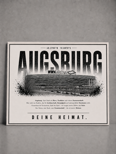 Augsburg Stadion Leinwand