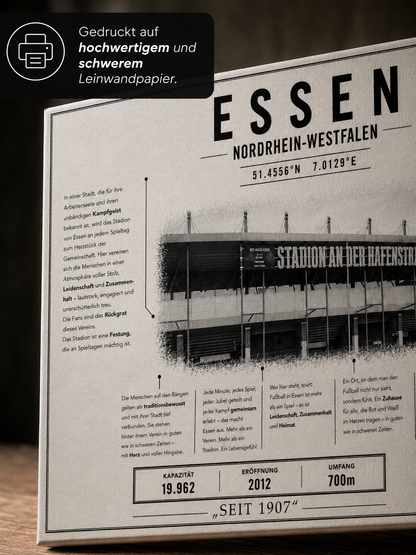 Essen Stadion Leinwand