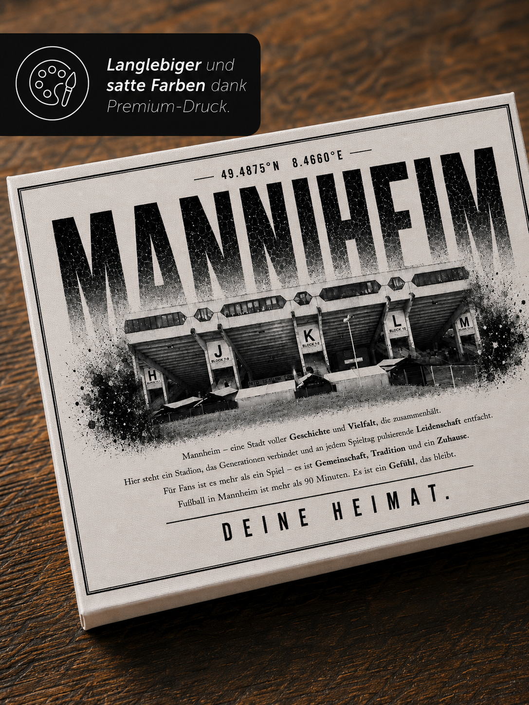 Mannheim Stadion Leinwand – Detailansicht 3