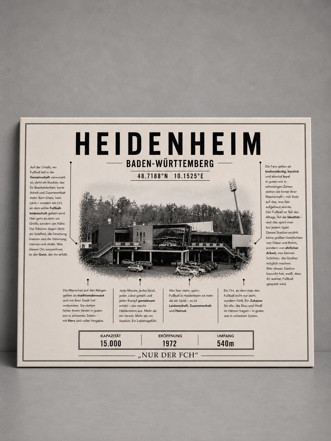 Heidenheim Stadion Leinwand