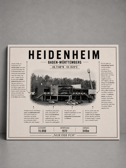 Heidenheim Stadion Leinwand
