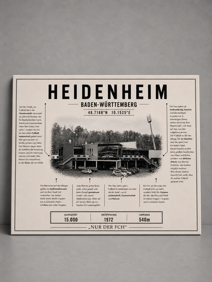 Heidenheim Stadion Leinwand