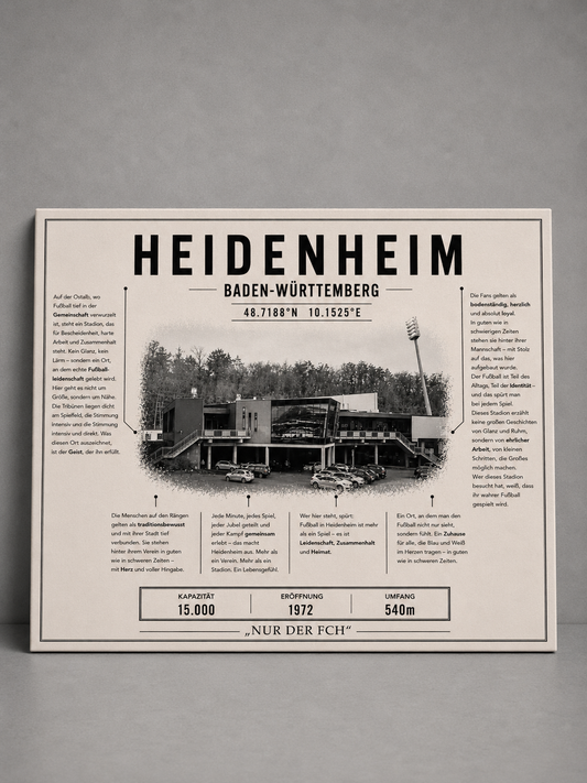 Heidenheim Stadion Leinwand