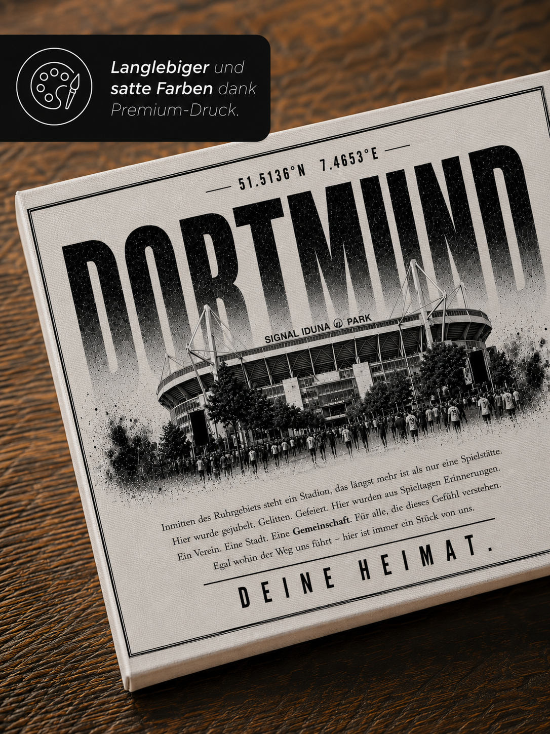 Dortmund Stadion Leinwand – Detailansicht 3