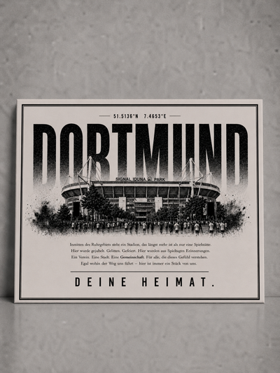 Dortmund Stadion Leinwand