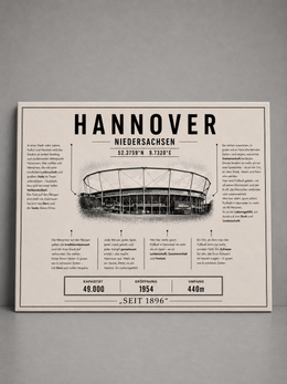 Hannover Stadion Leinwand