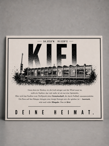 Kiel Stadion Leinwand