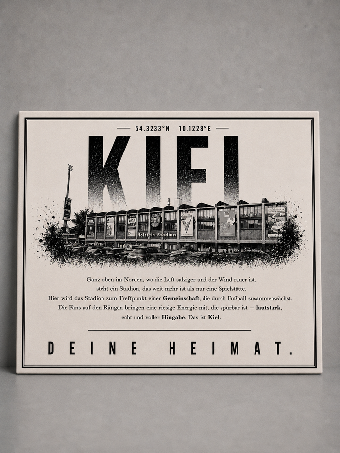 Kiel Stadion Leinwand