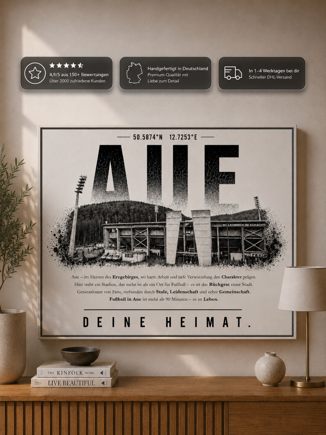 Aue Stadion Leinwand – Detailansicht 1