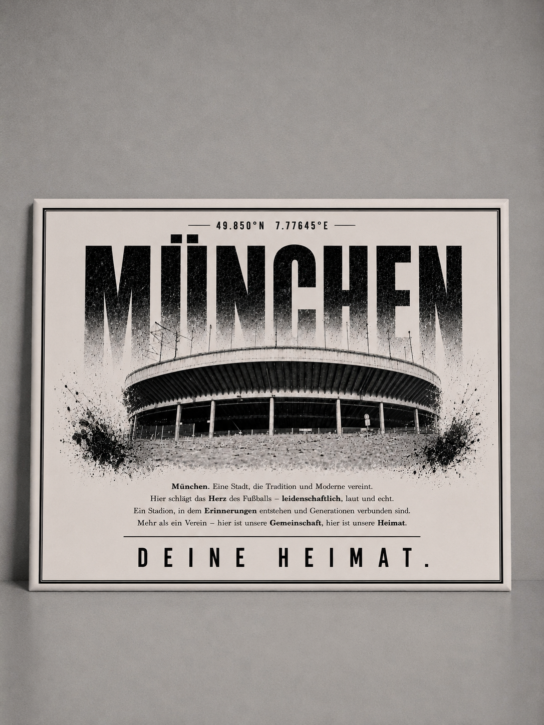 München 1860 Stadion Leinwand
