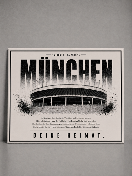 München Stadion Leinwand