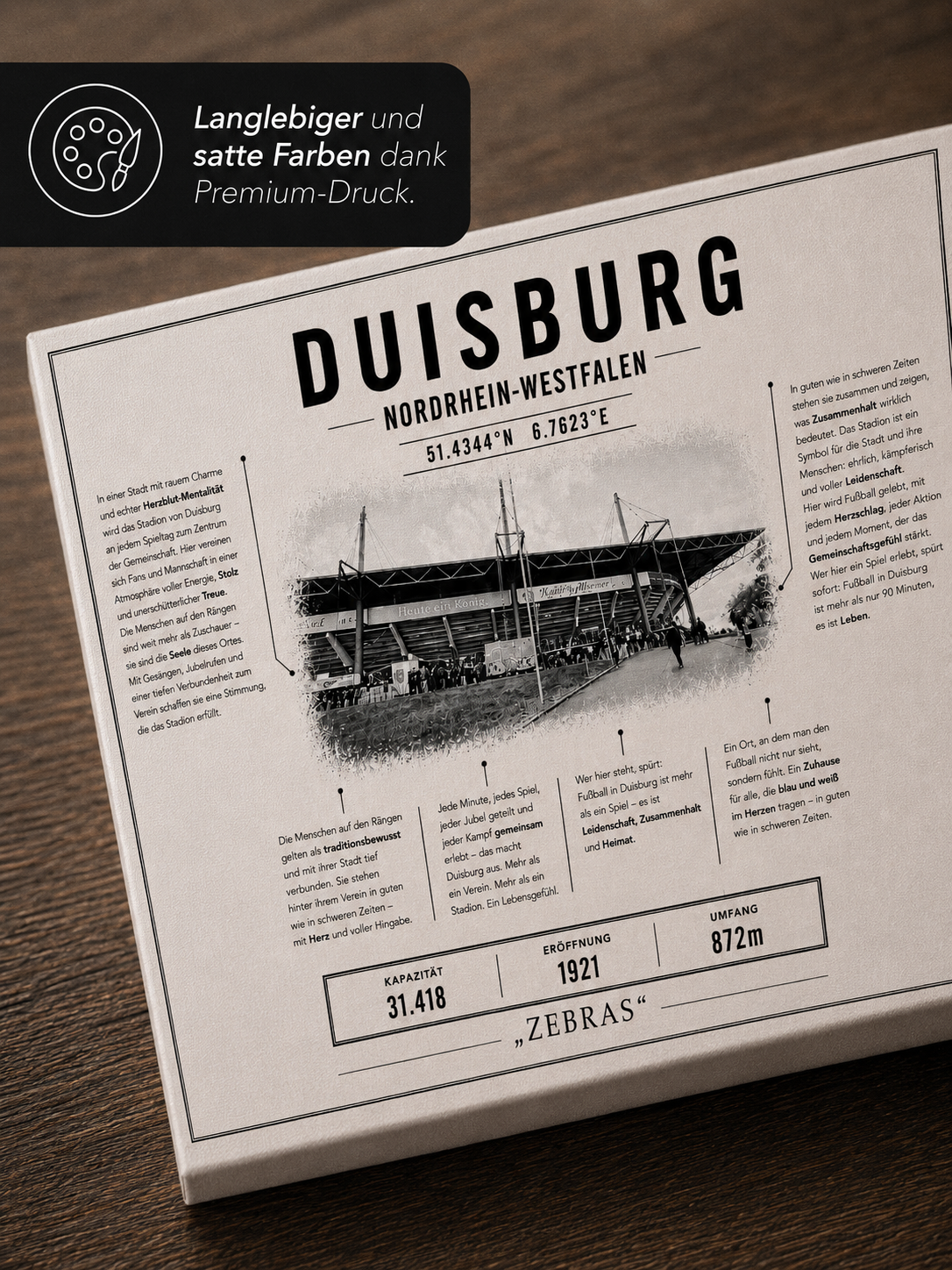 Duisburg Stadion Leinwand – Detailansicht 3