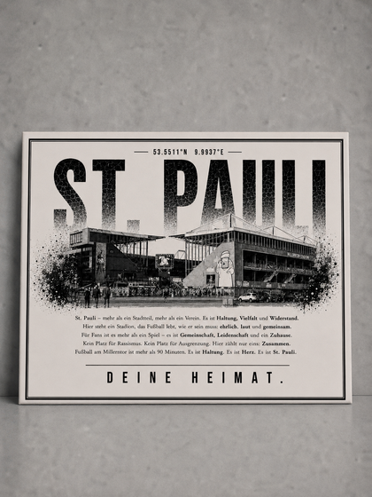 St. Pauli Stadion Leinwand