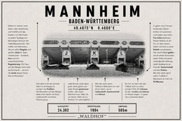 Mannheim Stadion Leinwand