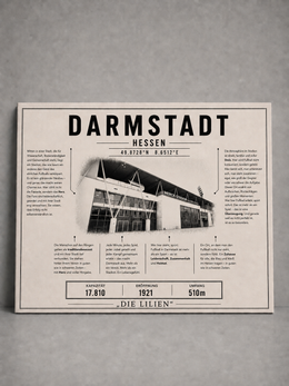 Darmstadt Stadion Leinwand