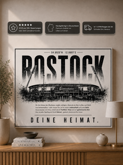 Rostock Stadion Leinwand