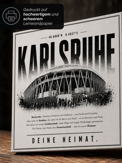 Karlsruhe Stadion Leinwand