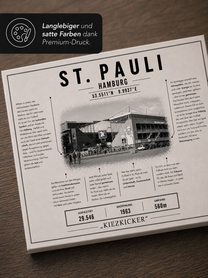 St. Pauli Stadion Leinwand