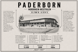 Paderborn Stadion Leinwand