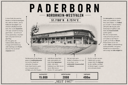 Paderborn Stadion Leinwand