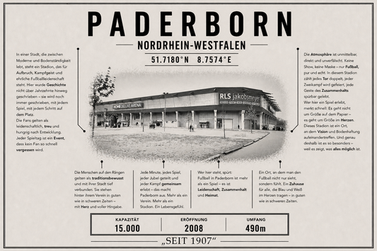 Paderborn Stadion Leinwand