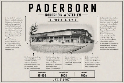 Paderborn Stadion Leinwand
