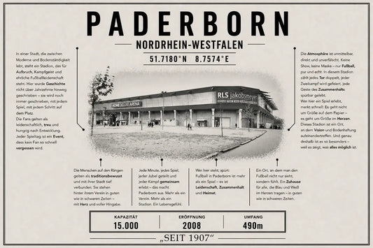 Paderborn Stadion Leinwand