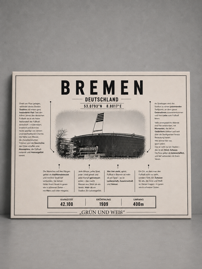 Bremen Stadion Leinwand