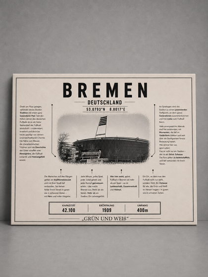 Bremen Stadion Leinwand