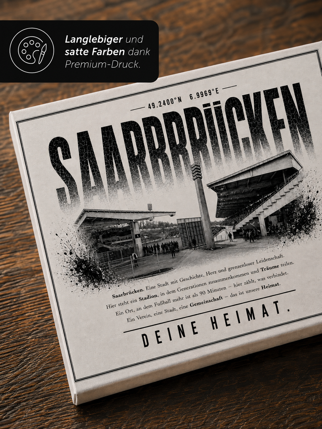 Saarbrücken Stadion Leinwand – Detailansicht 3