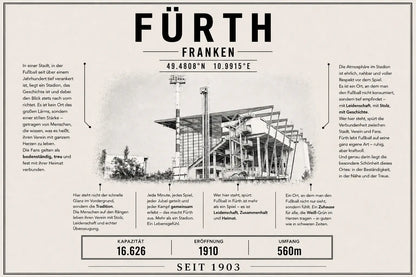 Fürth Stadion Leinwand