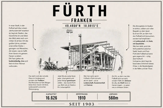 Fürth Stadion Leinwand