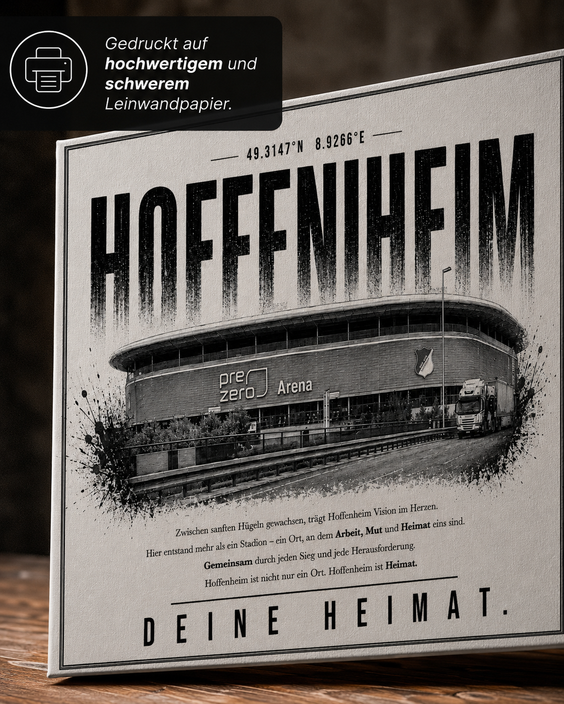Hoffenheim Stadion Leinwand – Detailansicht 2