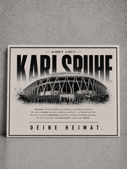 Karlsruhe Stadion Leinwand