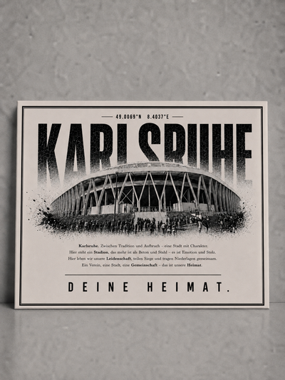 Karlsruhe Stadion Leinwand